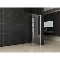 Aqua Splash Inloopdouche Met Muurprofiel 60X200 cm En 10 mm Nano Anti Kalk Glas 