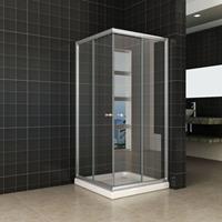 Aqua Splash Douchecabine Hoekinstap 90X90X190 cm 5 mm Helder Glas 