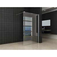 Aqua Splash Inloopdouche Met Muurprofiel 120X200 cm En 10 mm Nano Anti Kalk Glas 