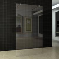 Aqua Splash Douchewand Vrijstaand 140X200 cm 8 mm Nano Coating 