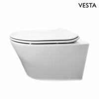 Aqua Splash Hangtoilet Vesta Diepspoel Wit 