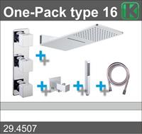 Aqua Splash One Pack Inbouwthermostaatset Type 16 