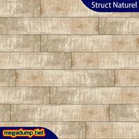 Monocibec Houtlook Vloertegel Struct 20X114 P/M² - Struct Natural