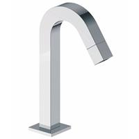 Aqua Splash Donn Toiletkraan Staand Gebogen Vierkant Chroom 