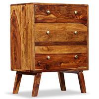 Nachttisch Massivholz 60x35x76 cm