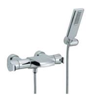 Huber Atelier thermostaatkraan douche met douchegarnituur chroom 191.AT01H.CR