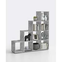 Roomdivider Mega 10 vakken - betonkleur - 138,5x143,4x33 cm