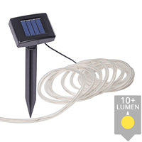 Slk Solar lichtslang Rope met los solarpaneel Buiten ledstrip op zonne energie