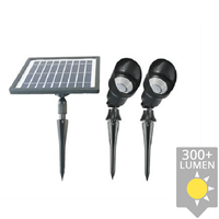 Slk Solar spot Heads complete set met twee spots en los solarpaneel