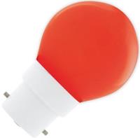 Bailey Kogellamp LED rood 1W (vervangt 10W) bajonetfitting B22d