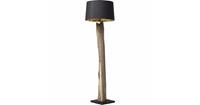 Kare Design Vloerlamp Nature Straight 1-LichtsØ45 X H171 - Zwarte Lampenkap