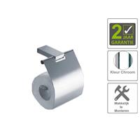 Boss&wessing BWS Toiletrolhouder Eris Met Klep Chroom