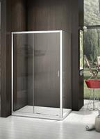 saniclear Slide douchecabine 140x80cm met anti-kalk coating