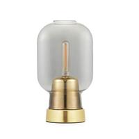 Normann Copenhagen Amp Tischlampe Rauchfarbig/Messing