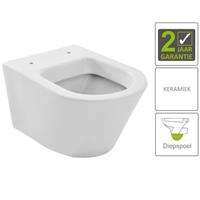 Boss&wessing BWS Wandcloset Vesta 52cm Zonder Zitting Wit