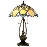 Clayre & Eef Tafellamp Tiffany Ø 40x60 cm E27/max 2x60W