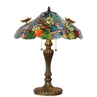 Clayre & Eef Meesterlijke tafellamp Australia in Tiffany-stijl