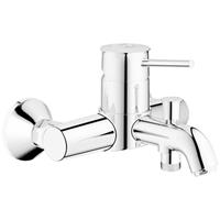 Grohe Start Classic badkraan m. omstel m. koppelingen HOH=15cm chroom 23787000