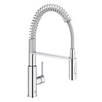 Grohe Get 1-gats keukenkraan met professionele handdouche chroom 30361000