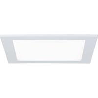 Paulmann,LED Panel ultraflach Einbau weiß quatratisch 22x22cm 18W neutralweiß 18W IP44 spritzwassergeschützt