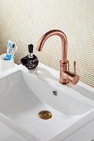 saniclear Copper Matrix wastafelkraan met hoge uitloop geborsteld koper
