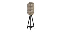 Light & Living Vloerlamp TABANA - rotan grijs