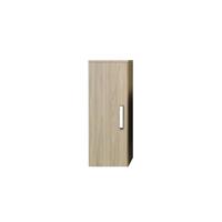 sanicare Kolomkast  Q9/Q10/Q11 Soft-Close Deur Chromen Greep 90x33,5x32 cm Grey-Wood