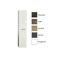 sanicare Kolomkast  Q2/Q3/Q8 Soft-Close Deur Inliggende Alu Greep 160x33,5x32 cm Truffel