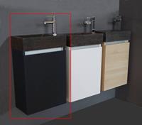 Lambinidesigns Trendline fonteinkast natuursteen en antraciet rechts/rechts