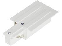 SLV HV 3 circuit track EUTRAC Feed-in, earth left DM 1001533 Weiß