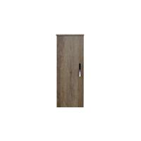 sanicare Kolomkast  Q1/Q12/Q17 Soft-Close Deur Chromen Greep 90x33,5x32 cm Truffel