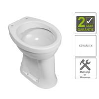 Boss&wessing BWS Toiletpot Staand Verhoogd 6 AO Wit