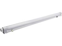 LED-onderbouwlamp met bewegingsmelder werkt op het lichtnet 9 W Warm-wit Wit Müller-Licht 20100327
