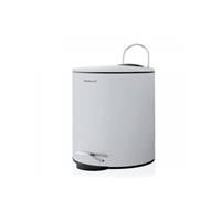 blomus Tretabfalleimer TUBO 17 x 24,5 cm (Ø x H) 3l Stahl, pulverbeschichtet/Kunststoff moon grey