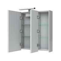 allibert Spiegelkast  Juno LED Verlichting 80x75.2x16 cm Softclose Deuren Glans Wit 