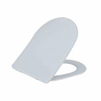 Aqua Splash Toiletzitting met Deksel Vesta Shade Slim met Soft Close Mat Wit 