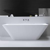 Aqua Splash Half Vrijstaand Bad Solid Surface 179X84.5X57.5 cm 