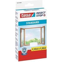 tesa Fliegengitter STANDARD für Fenster, 1,10 m x 1,30 m