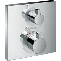 Hansgrohe Ecostat Square afdekset thermostaat met stop-omstelkraan chroom