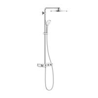 Doucheset Grohe Euphoria Smartcontrol Douchesysteem met Thermostatische Douchekraan 310 Duo Chroom/Wit