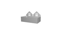 RoomMate Twin House Opbergbox Grey