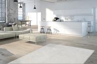 Kayoom vloerkleed van schapenvacht 160 x 230 Ivory