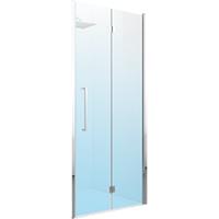 Novellini Young 2.0 1BS douchedeur (bxh) 870 - 910x2000mm type deur vouw voor plaatsing op douchebak/tegelvloer