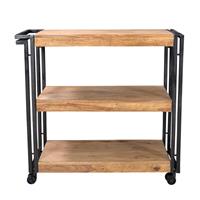 LUMZ Industriele trolly met metalen frame