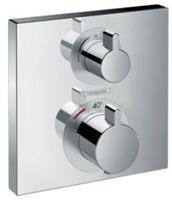 hansgrohe Ecostat Square afbouwdeel voor inbouw bad/douchethermostaat zonder uitloop, met omstelling, chroom