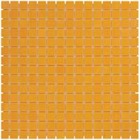 UCI Amsterdam mozaïektegel 2x2x0.4cm voor wand en vloer voor binnen en buiten vierkant Glas Oranje GM41