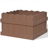 vidaXL WPC Garten-Hochbeet 40x40x25 cm  Braun