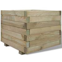 VidaXL Plantenbak vierkant 50 x 50 x 40 cm (hout)