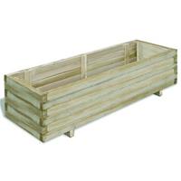 VidaXL Plantenbak rechthoekig 120x40x30 cm FSC hout