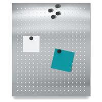 Blomus Magnettafel 50x60cm silber gelocht